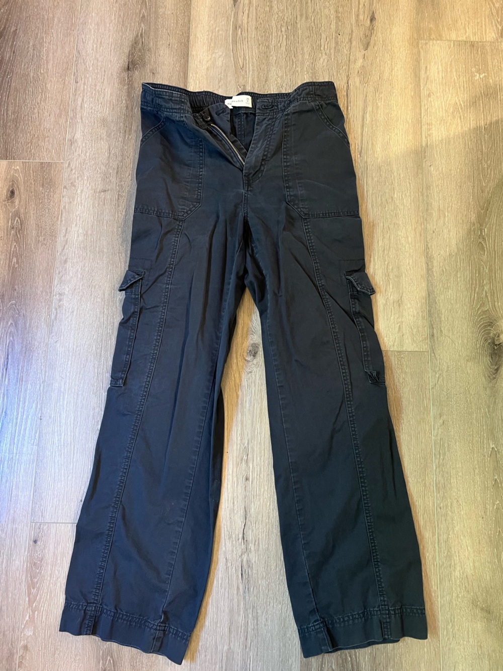 Abercrombie & Fitch Black Cargo Pants